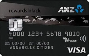 ANZ Rewards Black credit card image