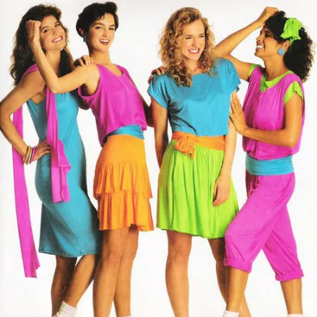 These vintage 80s clothes for girls were charming, chic & totally awesome -  Click Americana