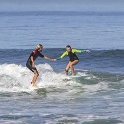 Surfing lessons