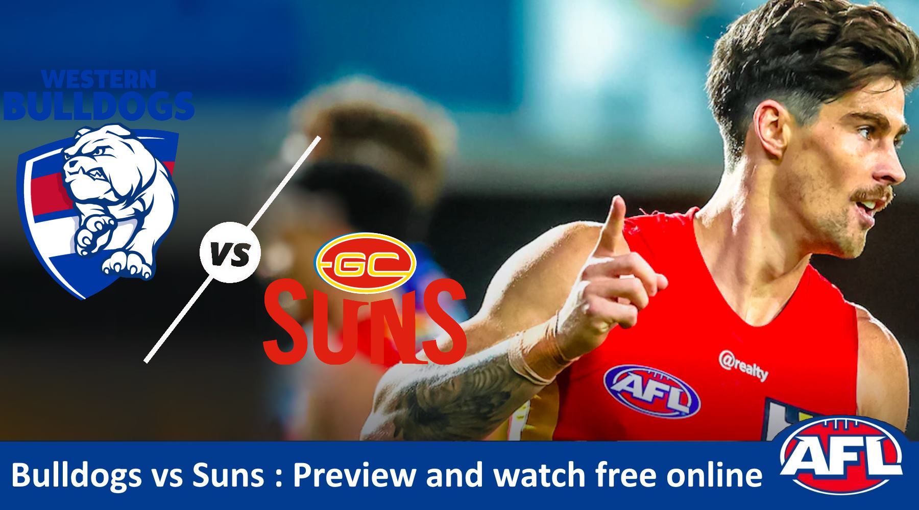 Watch Bulldogs vs Gold Coast AFL live and match preview