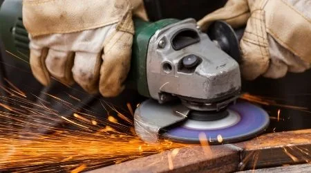 Image of Ozito AGS-4050 angle grinder on Amazon