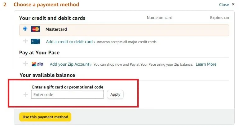 How to Use Afterpay to Purchase an Amazon Gift Card?