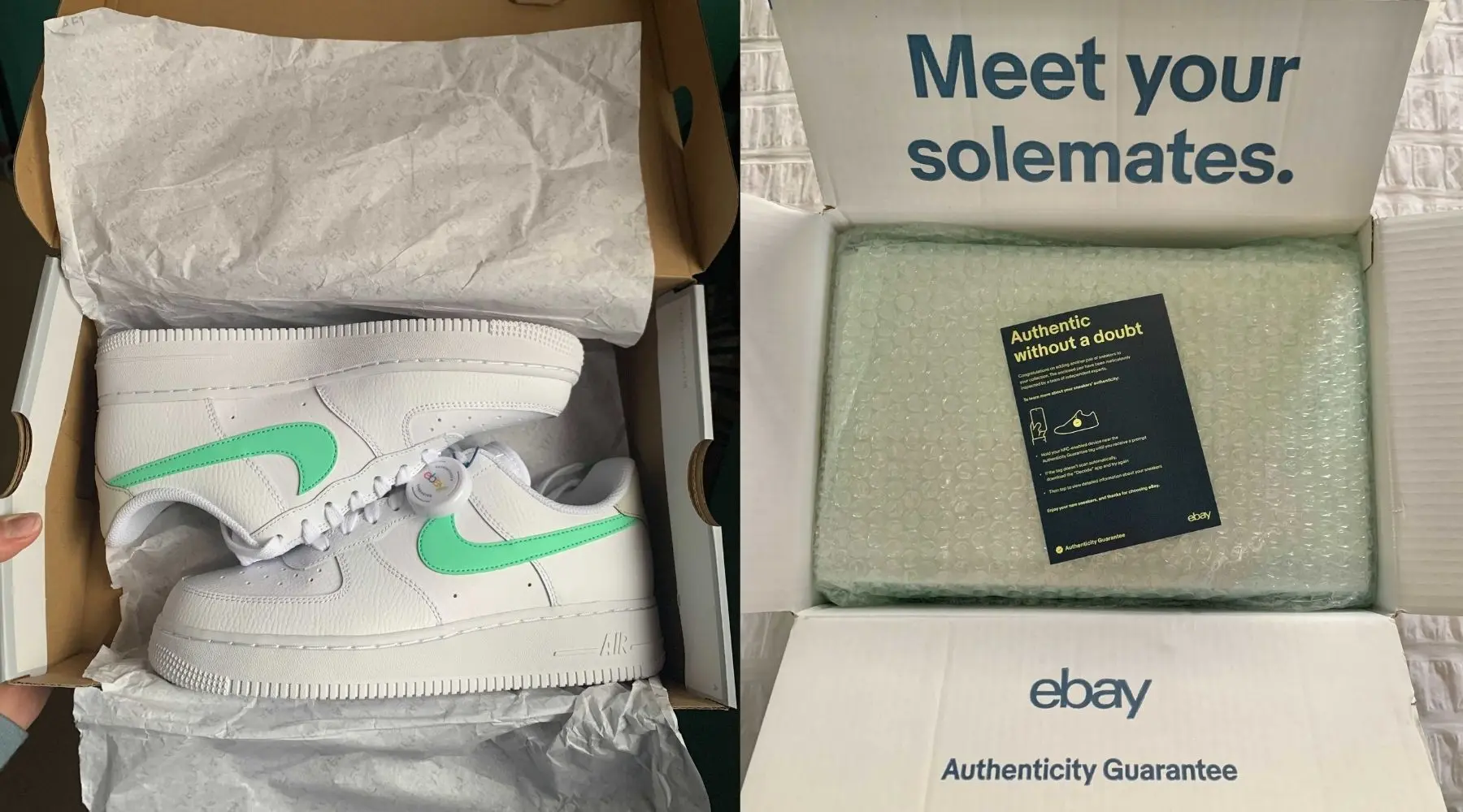 Buy authenticated sneakers from eBay 