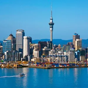 Auckland city Skyline