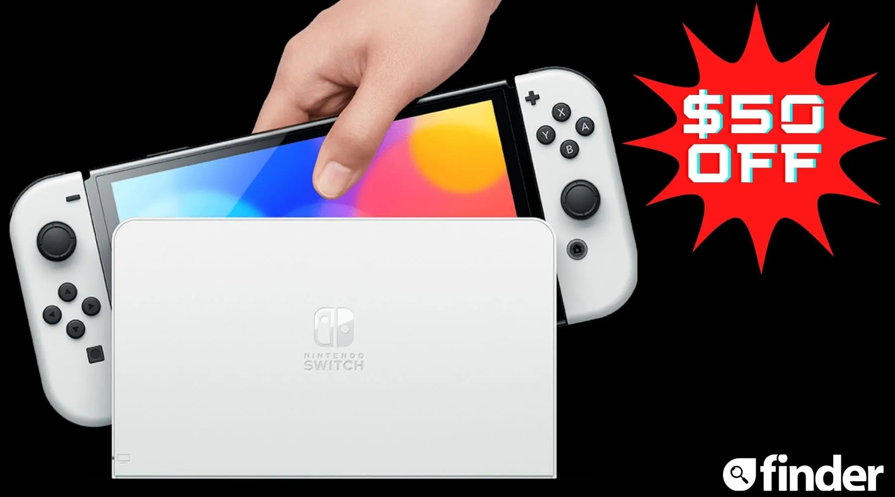 Get $50 off the Nintendo Switch OLED