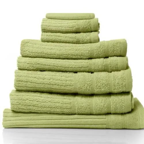 63% off Egyptian Cotton 8 Piece Bath Towel Set