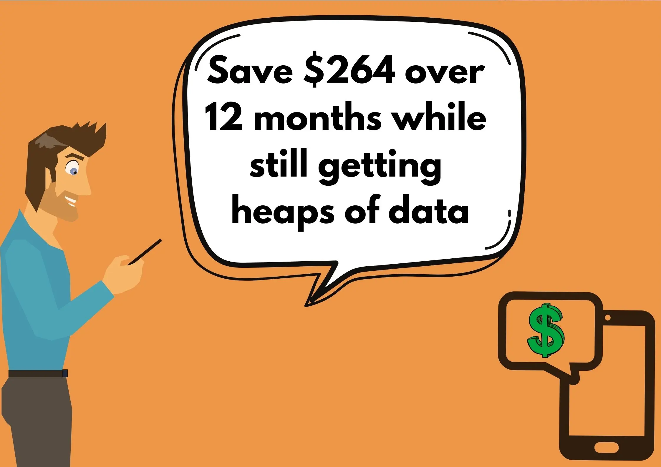 Save $264 while getting heaps of data