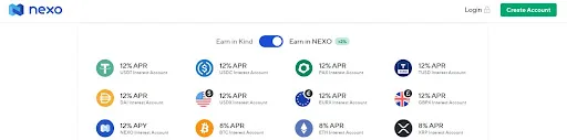 Nexo page