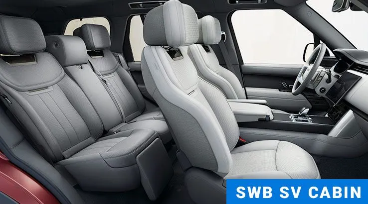 2022 Range Rover SV: SWB cabin