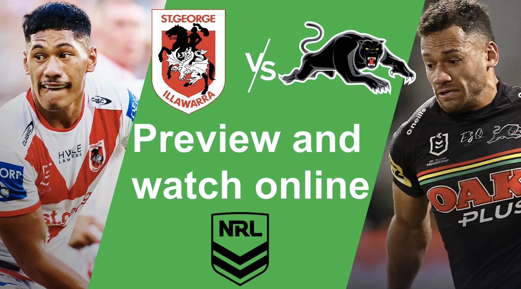 How to watch St George Illawarra Dragons vs Penrith Panthers NRL live