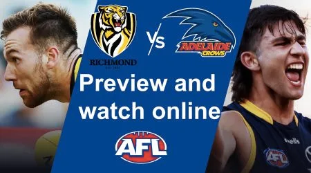 How to watch Adelaide vs Richmond AFL live and match preview