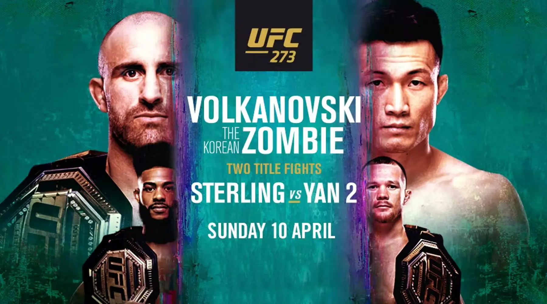 How to watch UFC 273 Volkanovski vs Korean Zombie live in Australia