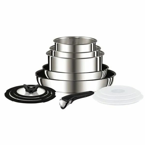 5 piece Tefal Ingenio stainless steel cook set