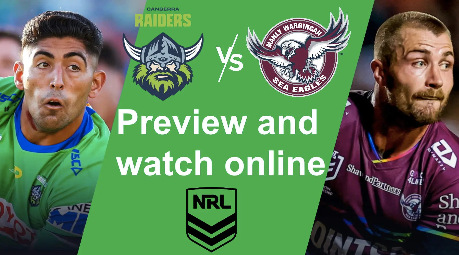 How to watch Canberra Raiders vs Manly Sea Eagles NRL live