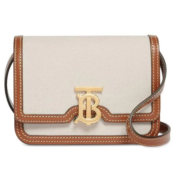 Burberry TB Canvas and Leather bag