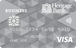 Heritage Bank Business Visa Credit Card