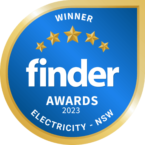 Finder Award Winner Best rated electricity provider (NSW)