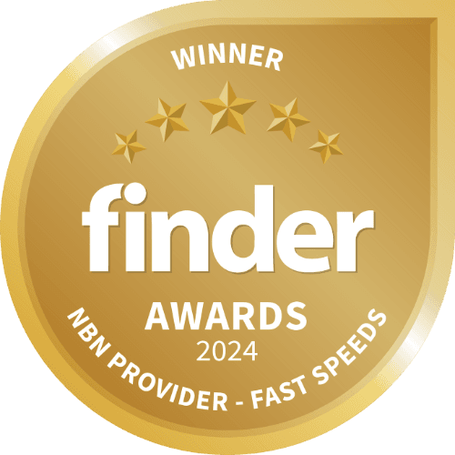 Winner nbn provider fast speed logo