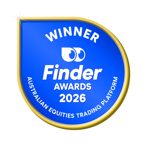 Best Australian Equities Trading Platform badge