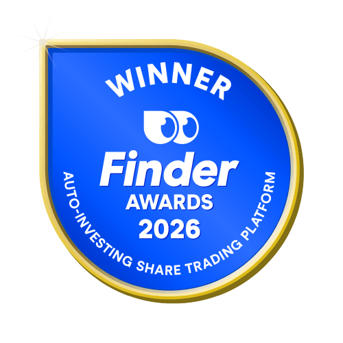 Best Auto-investing Share Trading Platform badge