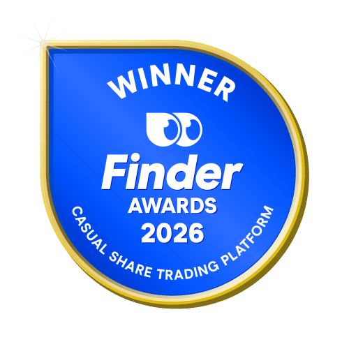 Best Casual Share Trading Platform badge