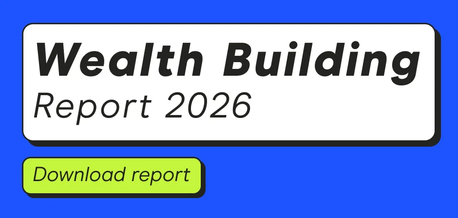 Front page of Finder's 2026 Wealth Building Report
