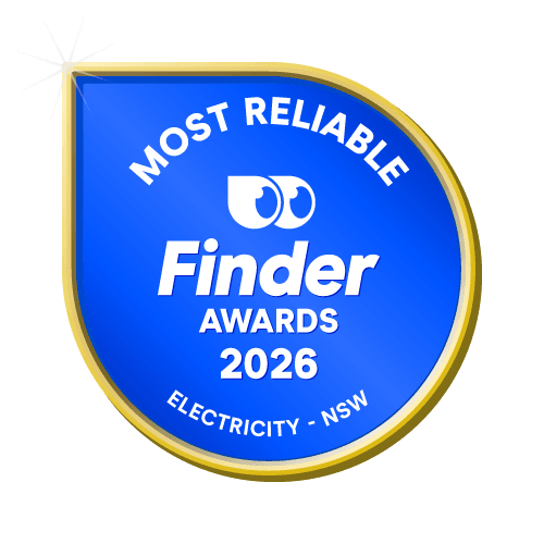 Most Reliable Electricity - NSW badge