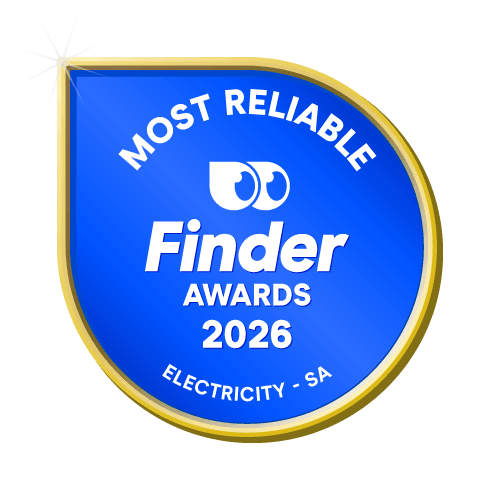 Most Reliable Electricity - SA badge