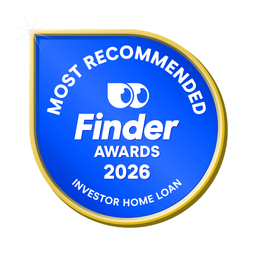 Most Recommended Investor Home Loan badge
