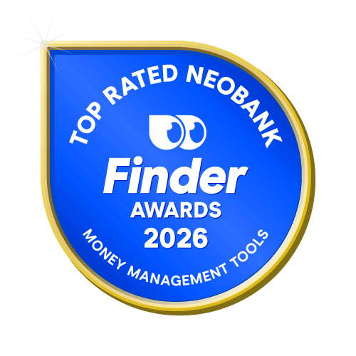 Top Rated Neobank Money Management Tools badge