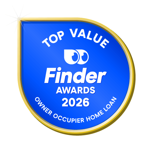 Top Value Owner Occupier Home Loan badge