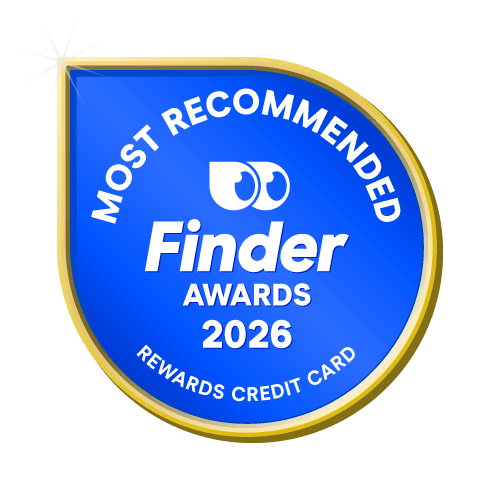 Most Recommended Rewards Credit Card badge