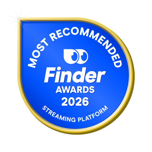 Most Recommended Streaming Platform badge