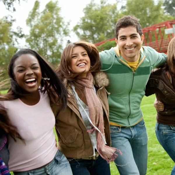 A group of friends hanging out together