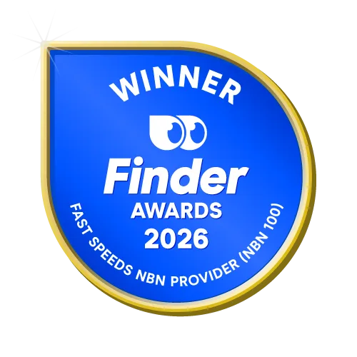 Best Fast Speeds NBN Provider (NBN 100) badge