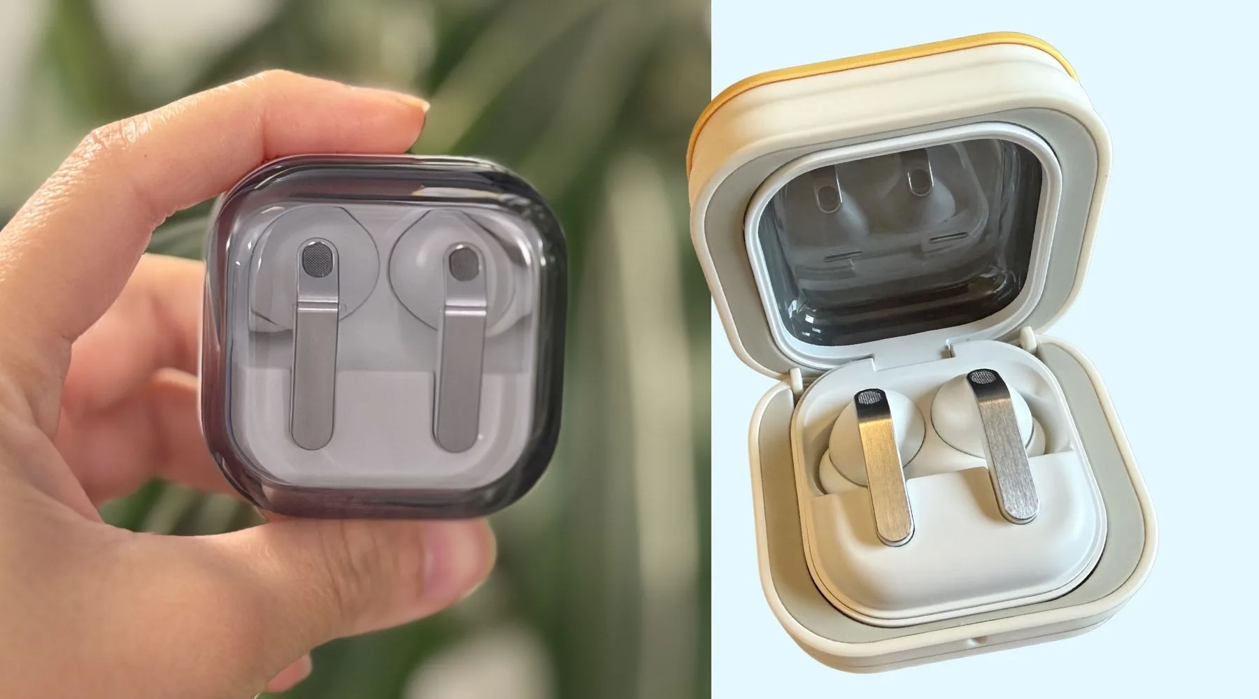 Images of Samsung Galaxy Buds 4 Pro in white 