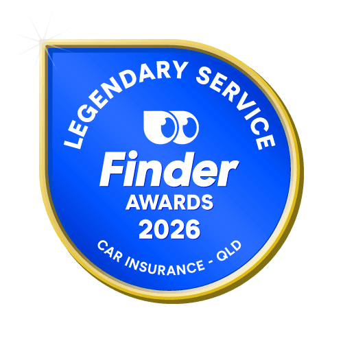 Legendary Service Car Insurance - QLD badge