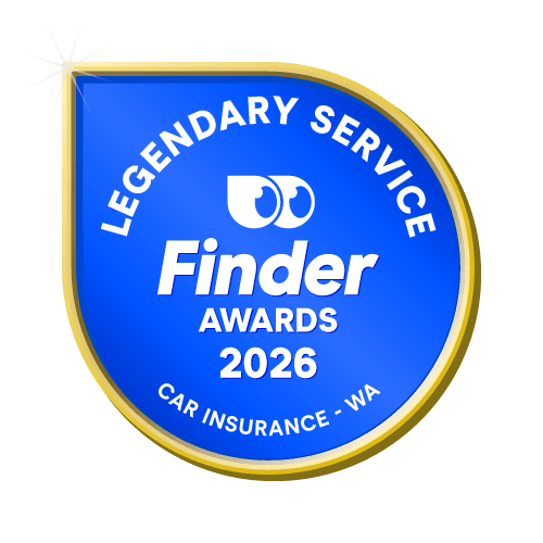 Legendary Service Car Insurance - WA badge