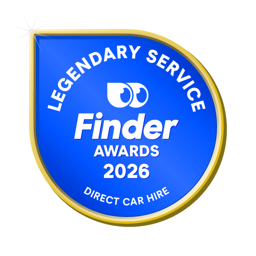 Legendary Service Direct Car Hire badge