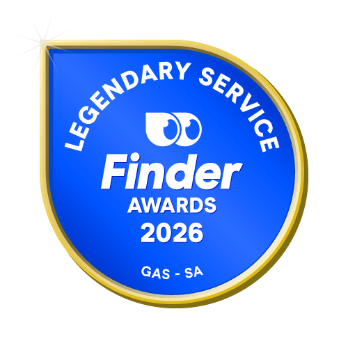 Legendary Service Gas - SA badge