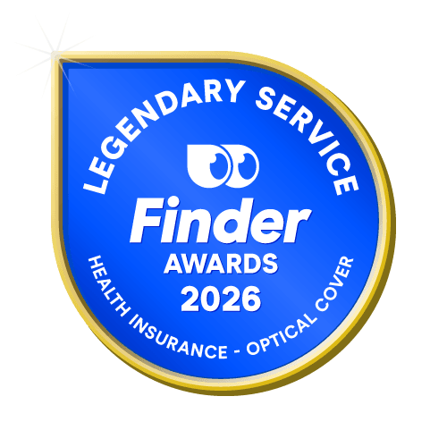 Legendary Service Health Insurance - Optical Cover badge