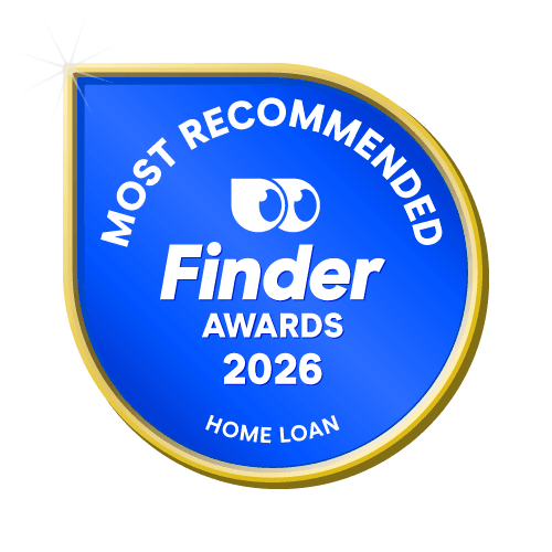 Most Recommended Home Loan badge