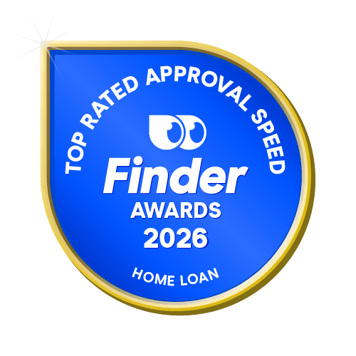 Top Rated Approval Speed Home Loan badge