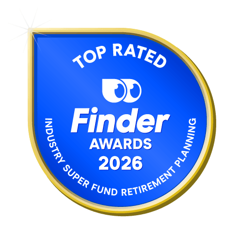 Top Rated Industry Super Fund Retirement Planning badge