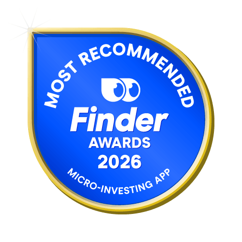 Most Recommended Micro-Investing App badge