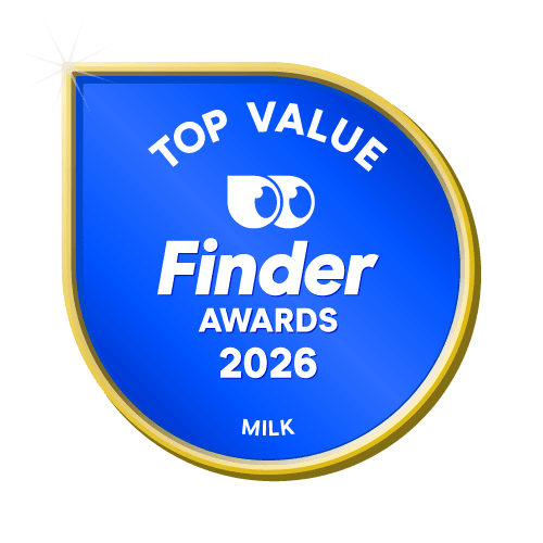Top Value Milk badge