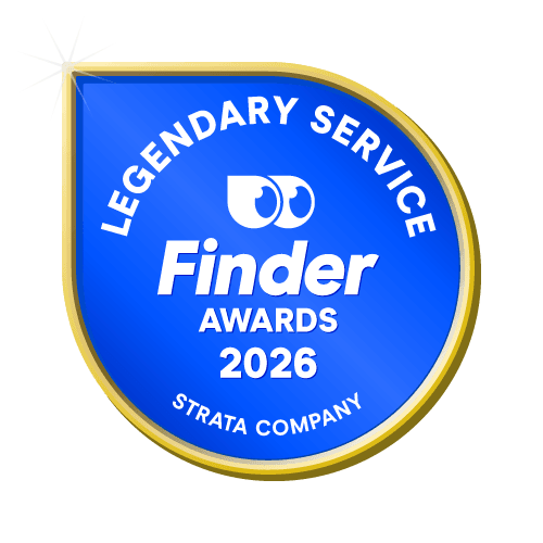 Legendary Service Strata Company badge