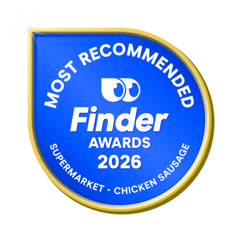 Most Recommended Supermarket - Chicken Sausage badge