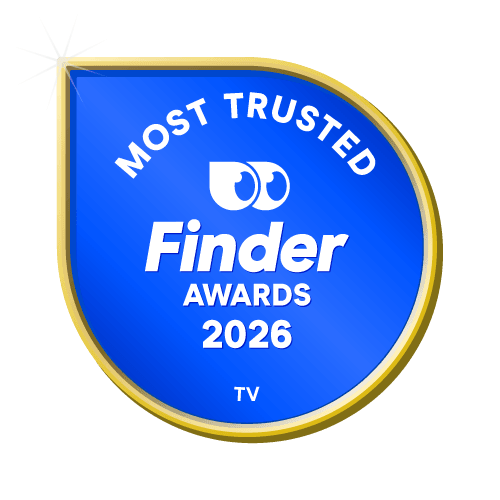 Most Trusted TV badge