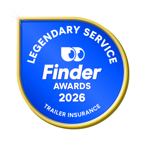 Legendary Service Trailer Insurance badge